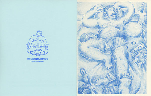 Blue Drawings By Carlos Rodriguez