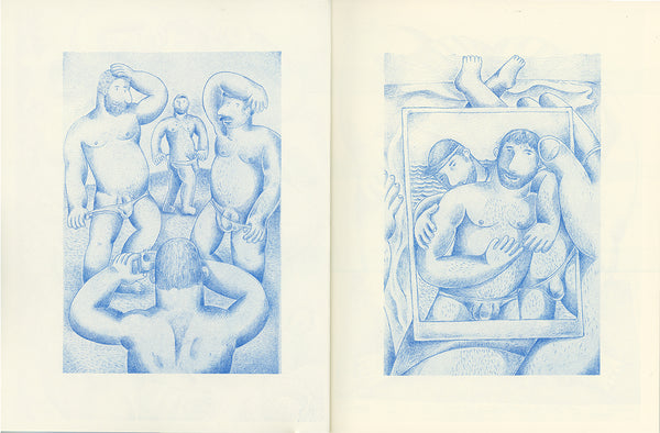 Blue Drawings by Carlos Rodriguez SPECIAL EDITION