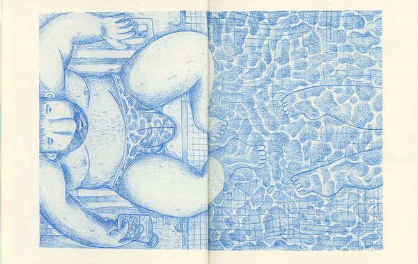 Blue Drawings by Carlos Rodriguez SPECIAL EDITION