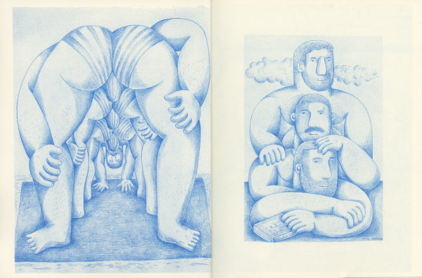 Blue Drawings By Carlos Rodriguez