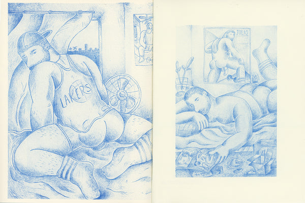 Blue Drawings By Carlos Rodriguez