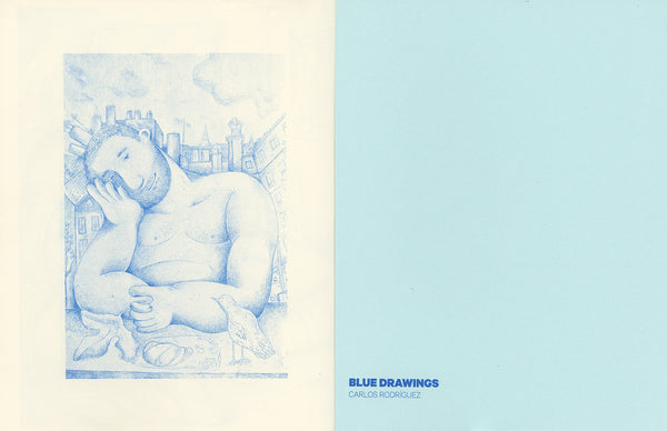 Blue Drawings By Carlos Rodriguez
