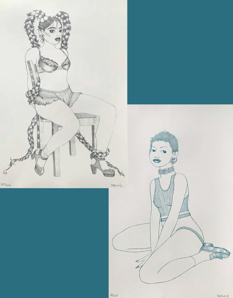Seated Pose 1 & 2 by Bien Trankis