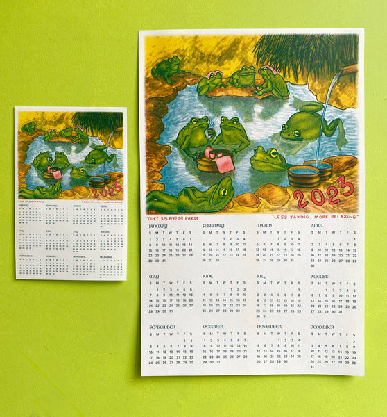 Calendar - Frogs at the Hot Springs