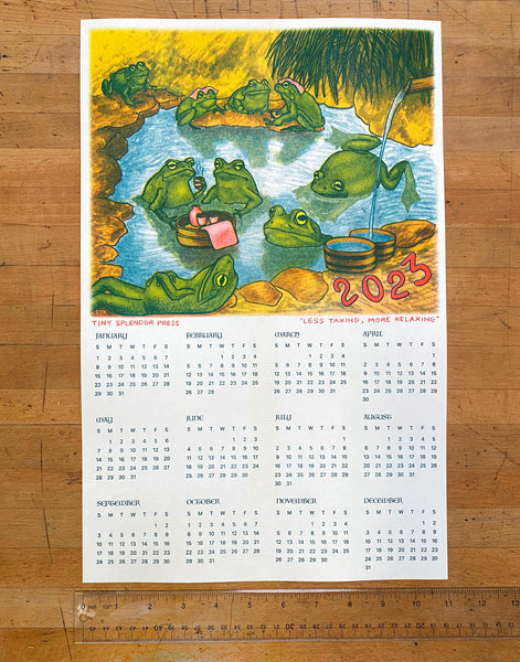 Calendar - Frogs at the Hot Springs