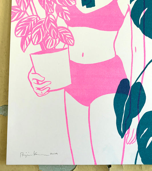 Plant girl by Bijou Karman
