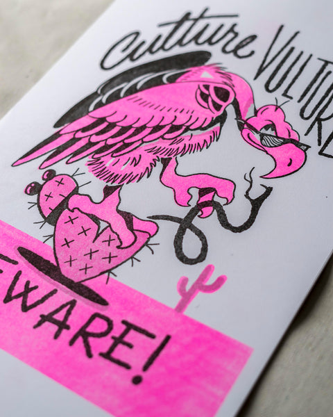Culture Vulture Beware! by Jesse Jaramillo